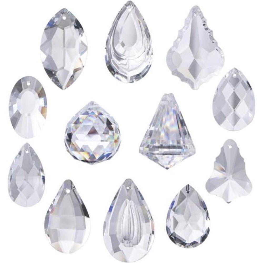 Clear Jewelry Crystals Pendants Chandelier Lamp Lighting Drops Prisms